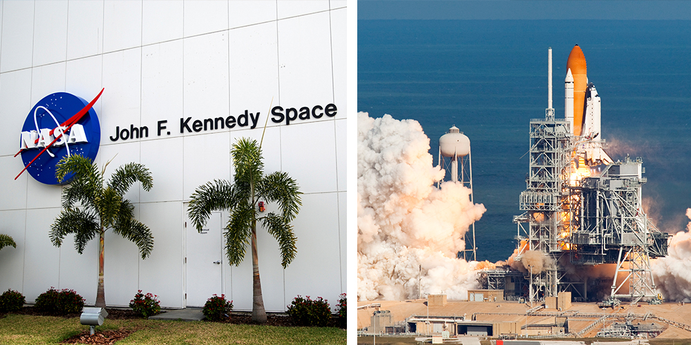John F. Kennedy Space Center + SpaceX Rocket Launch
