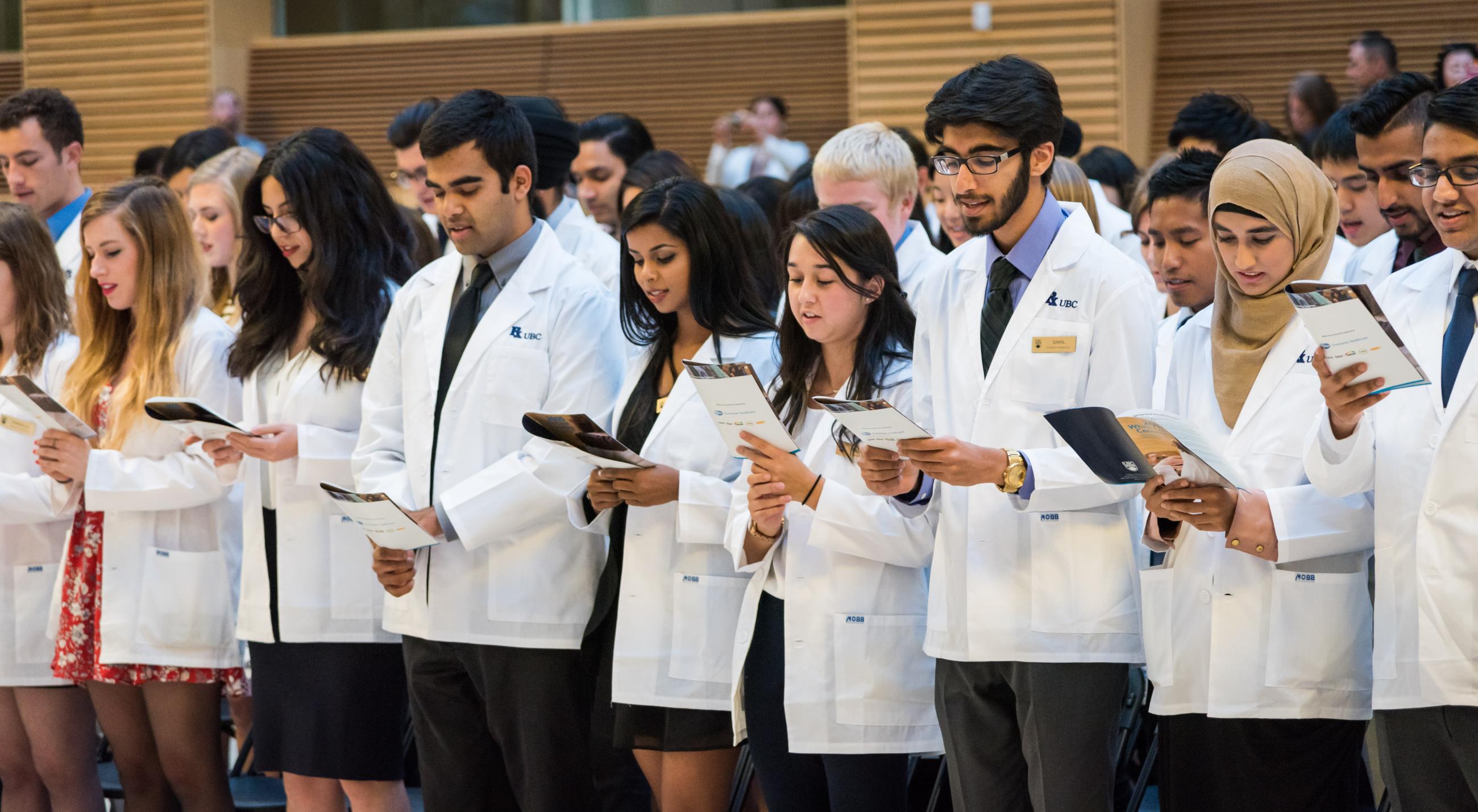 Class of 2019 at the 2015 White Coat Ceremony