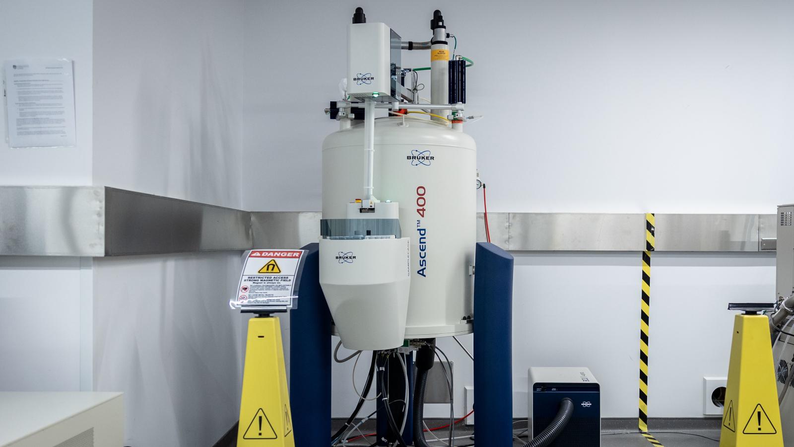 The NMR Spectrometer – Bruker 400 MHz Nuclear Magnetic Resonance (NMR) Spectrometer.