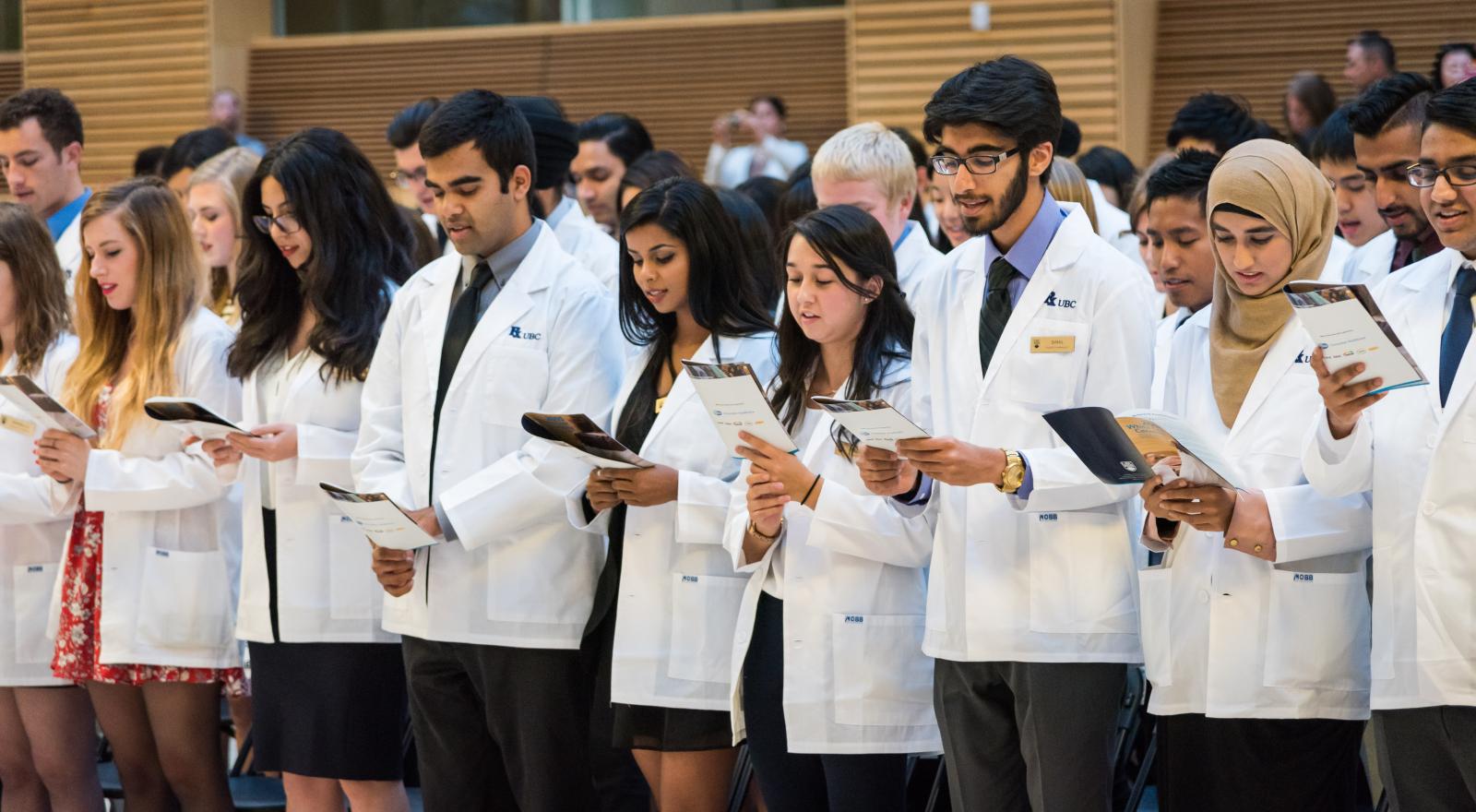 Class of 2019 at the 2015 White Coat Ceremony